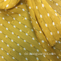 Polyester Lurex gedrucktes Chiffon -Krepptextil für Vorhang